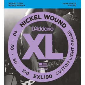 D'Addario EXL190, Custom Light 040 - 100